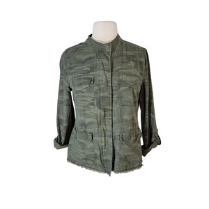 Sanctuary Green Camo Shacket